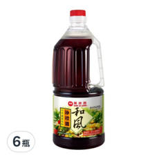 萬家香 和風沙拉醬 1500ml, 日式蔬菜佐料, 1.5L, 6瓶