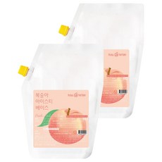 서울팩토리 복숭아 아이스티 베이스, 2kg, 2개 2kg, 2개