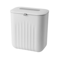 i LIFE 廚房浴室壁掛垃圾桶, 簡約-11L-1入, 尺寸26cm*16cm*29cm, 26 x 16 x 29cm, 簡約白