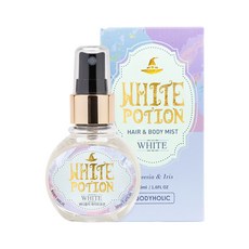 BODYHOLIC 愛情靈藥身體髮香噴霧 White Potion, 混合佛手柑、鳶尾和麝香香味, 50毫升, 50ml, 1瓶