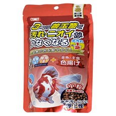 COMET 可美多 善玉菌金魚增豔飼料，中粒，全⻑7cm以上, 90g, 1包