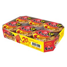 오뚜기 육개장 컵라면 104g, 6개
