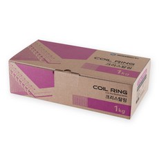 카피어랜드 3:1 PET 코일링 1kg 93개입, 12mm, 투명, 1개 12mm, Clear