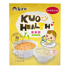 郭老師 常溫寶寶粥 甜椒豬肉粥, 6-18個月寶寶適用, 甜椒豬肉, 300g, 1盒