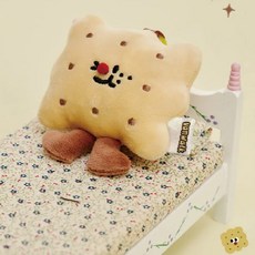 Vanwalk 出走 可愛幸運毛絨公仔小吊飾 K460 100g, 焦糖曲奇, 1個