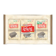 광천김 유기농 도시락김, 36g, 2개 - 우리아이오가닉김