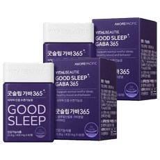 바이탈뷰티 굿슬립 가바365, 60정, 2개