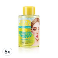 아리얼 스트레스 릴리빙 미셀라 립 앤 아이 리무버, 100ml, 5개