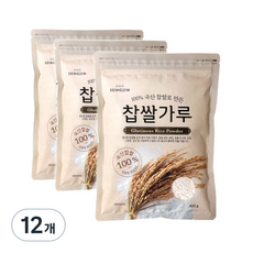 성진 찹쌀 가루, 400g, 12개