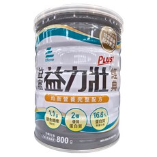 益富 益力壯Plus經典均衡營養完整配方奶粉, 800g, 1罐