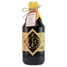 黑豆桑 天然極品頂級黑金醬油, 添加海鹽, 高粱代替小麥, 黑豆釀造, 550ml, 1瓶