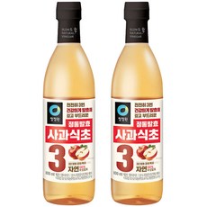 청정원 정통 사과 식초, 800ml, 2개