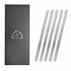 BELLOVIE 廚房家用不鏽鋼304雙筷組, 單色, 5個, 單品