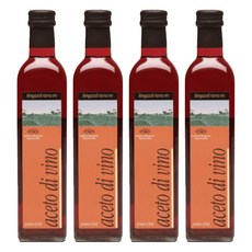 Mengazzoli 紅酒醋, 500ml, 4個