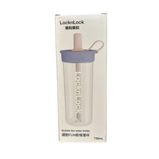 LocknLock 樂扣樂扣 嚼對FUN飲吸管杯, 海鹽霜淇淋, 750ml, 1個