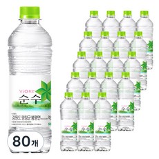 휘오 순수 생수, 500ml, 80개