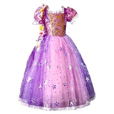 Rapunzel 長髮公主樂佩 萬聖節表演服 Set, 長髮公主, 1組