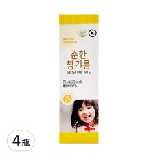 bebefood 寶寶福德 寶寶用芝麻油，75毫升, 白芝麻, 75ml, 4瓶