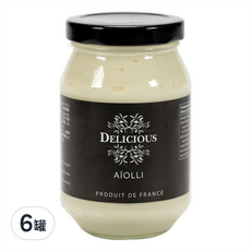 DELICIOUS 好味 蒜味美乃滋, 獨特風味料理沾食調味聖品, 250ml, 6罐
