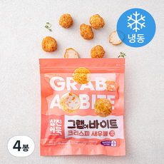 삼진어묵 그랩 어 바이트 크리스피 새우볼 (냉동), 180g, 4봉