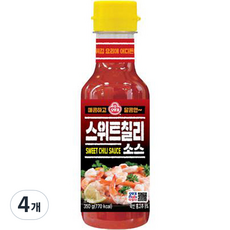 오뚜기 스위트칠리소스, 4개, 350g