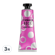 더프트앤도프트 스톡홀름로즈 퍼퓸드 핸드크림, 75ml, 3개