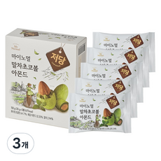 마이노멀 저당 아몬드 말차 초코볼 5p, 150g, 3개