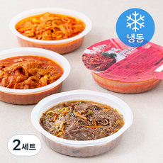 한끼의품격 한품 덮밥소스 A 소불고기 210g + 제육덮밥 210g + 김치짜글이 200g 세트 (냉동), 2세트