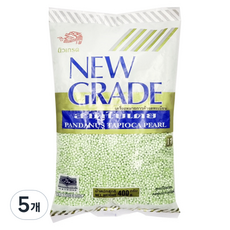 New Grade木薯粉 珍珠 綠色, 5個, 400g, 1件