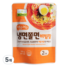칠갑농산 냉면쫄면 비빔장, 150g, 5개