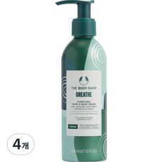 더바디샵 브리스 퓨리파잉 헤어 앤 바디 워시, 200ml, 4개