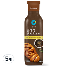 청정원 클래식 돈카츠 소스, 5개, 400g