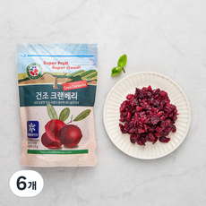 건크랜베리, 200g, 6개