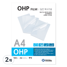 CopierLand 護樂美 OHP黑白膠片, A4, 2個
