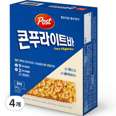 포스트 콘푸라이트바 8p, 280g, 4개