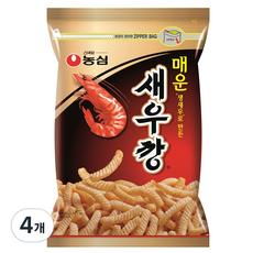 매운 새우깡, 4개, 400g