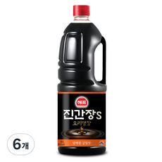 해표 진간장S, 1.8L, 6개