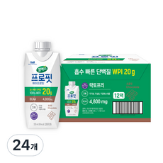 셀렉스 프로핏 웨이프로틴 초콜릿, 330ml, 24개