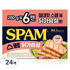 스팸 닭가슴살 통조림, 200g, 24개