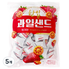 한입 과일 샌드 딸기향, 800g, 5...