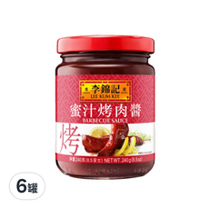 李錦記 蜜汁烤肉醬 240克, 中式香烤風味, 精選蜂蜜調製, 240g, 6罐