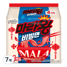 팔도 마라왕 비빔면 135g, 28개