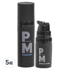 PLAY&JOY POWERMAN男性清養旅行組 私密養護液5ml+清潔乳15ml 5組