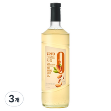 네이쳐티 zero 아몬드 시럽, 3개, 1L