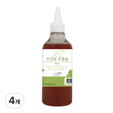 맑을담 인진쑥 추출물 퓨어 300ml, 혼합색상, 4개 - 쑥추출물