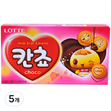 롯데제과 칸쵸 초코맛, 54g, 5개