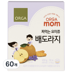 ORGA 짜먹는 요미쮸 배도라지, 15g, 60개