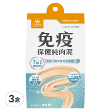 DOG CAT STAR 汪喵星球 免疫保健純肉泥 12g, 免疫/抗氧化, 2條, 3盒