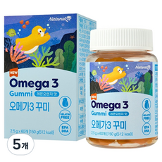 네추럴라이즈 오메가3 꾸미, 60정, 5개