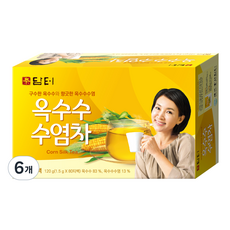 담터 옥수수수염차 티백, 1.5g, 80개입, 6개